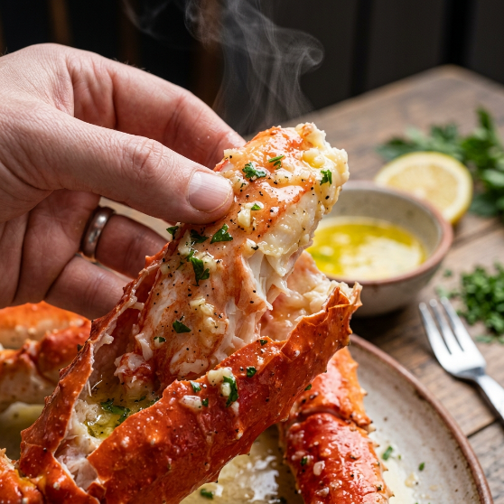 🦀 Giant King Crab Legs – Sweet, Juicy & Wild-Caught Premium Seafood